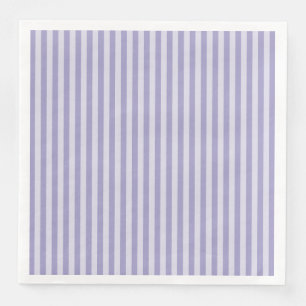 Servilleta De Papel De Cena Rayas Moradas