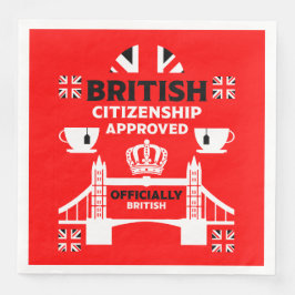 Servilleta De Papel De Cena Regalos de ciudadanía británica