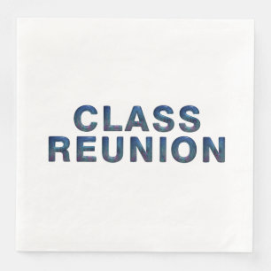 Servilleta De Papel De Cena Reunión de clase TEE