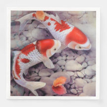 Rojo y Koi Pond