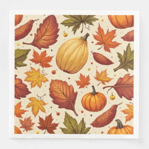 Servilleta De Papel De Cena Ropa de cena de Acción de Gracias