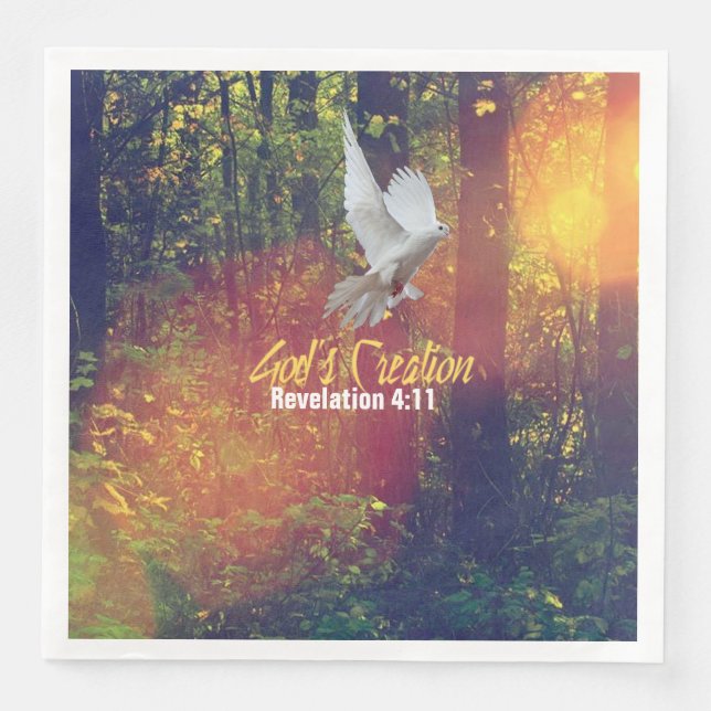 Servilleta De Papel De Cena Ropa de cena estándar (Anverso)