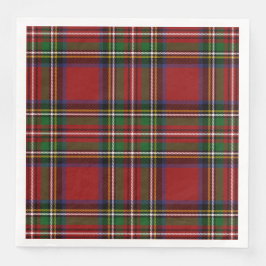 Servilleta De Papel De Cena Ropa de cena estándar blanca Stewart