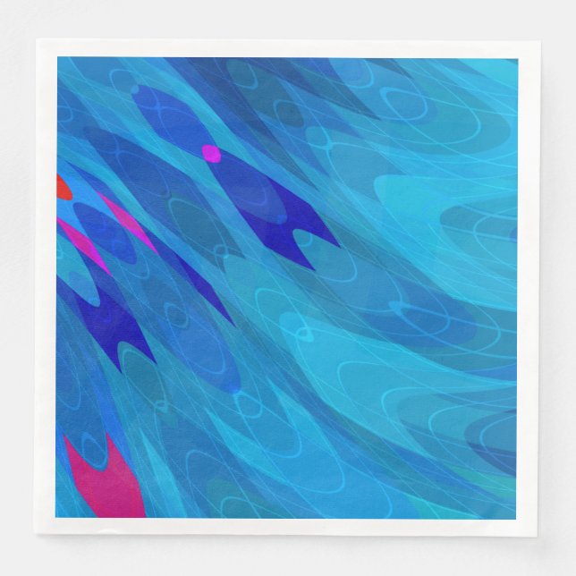 Servilleta De Papel De Cena Ropa de mar (Anverso)