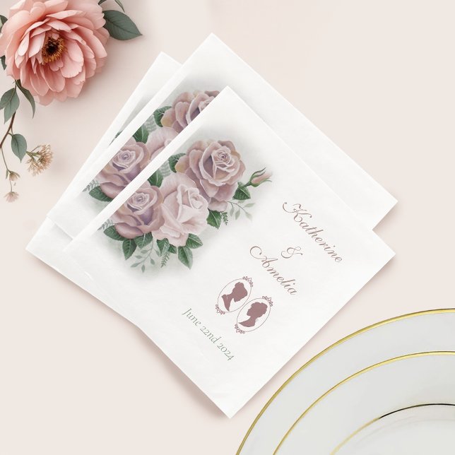 Servilleta De Papel De Cena Rosas rosas rosas rosas negras (Subido por el creador)