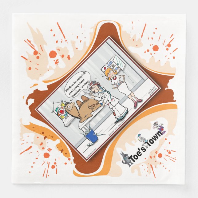 Servilleta De Papel De Cena Second Opinion | Get Well Dinner Napkin (Anverso)