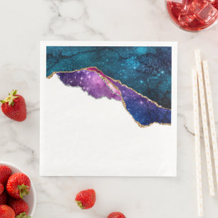 Servilleta De Papel De Cena Serie Galaxy Agate Diseño 6 