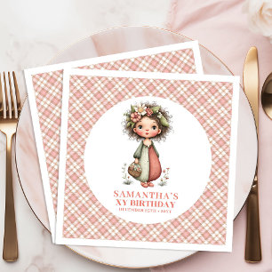 Servilleta De Papel De Cena Servilleta para Cumpleaños número 1 Fantasy Fairy 