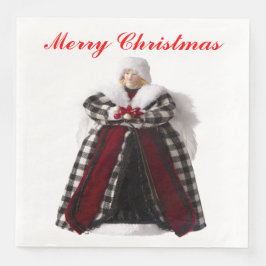 Servilleta De Papel De Cena Servilletas Ángel de Navidad 1