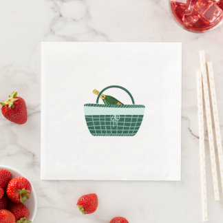 Servilleta De Papel De Cena Servilletas de boda personalizadas para picnic en