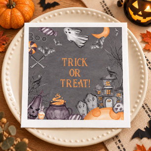 Servilleta De Papel De Cena Servilletas de fiesta de disfraces de Halloween pa