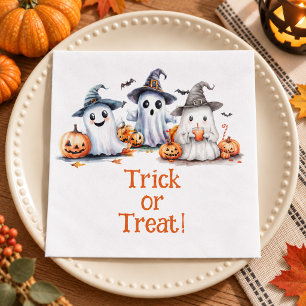 Servilleta De Papel De Cena Servilletas de fiesta de Halloween para niños fant