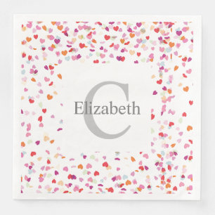 Servilleta De Papel De Cena Servilletas de fiesta personalizadas - Monograma d