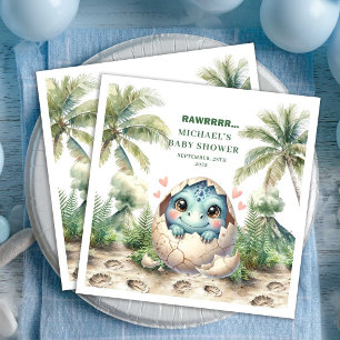 Servilleta De Papel De Cena Servilletas de Nombre Próximamente: Baby Shower de