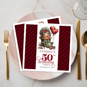 Servilleta De Papel De Cena Servilletas de papel divertidas y extravagantes pa