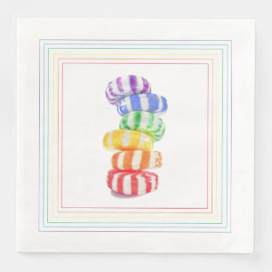 Servilleta De Papel De Cena Servilletas de papel estándar para cena RAINBOW CA