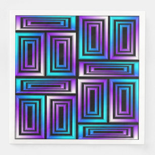 Servilleta De Papel De Cena servilletas de papel geométricas para rectángulos