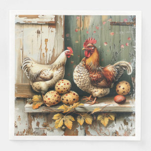 Servilleta De Papel De Cena Servilletas de papel para fiesta Country Nest