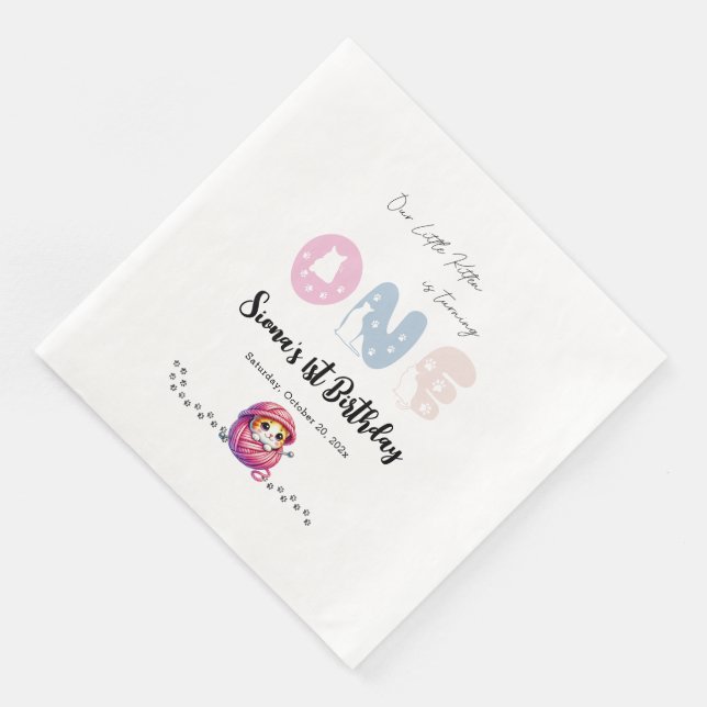 Servilleta De Papel De Cena Servilletas de papel para la fiesta de cumpleaños  (Esquina)