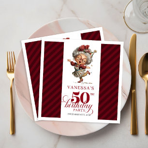 Servilleta De Papel De Cena Servilletas divertidas para fiesta de cumpleaños n