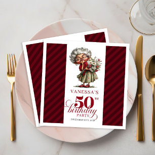 Servilleta De Papel De Cena Servilletas divertidas para fiesta de cumpleaños n