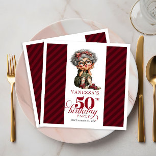 Servilleta De Papel De Cena Servilletas divertidas para fiesta extravagante de