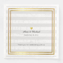 Servilleta De Papel De Cena servilletas elegantes para la cena de boda con ray