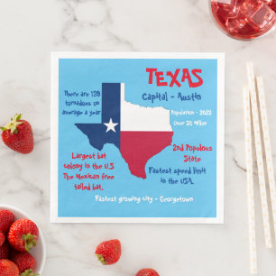 Servilleta De Papel De Cena Servilletas para Cena de Fiesta en Texas Datos Inc