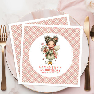 Servilleta De Papel De Cena Servilletas para Cumpleaños de Hadas Suave Pastel 