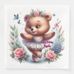 Servilleta De Papel De Cena Servilletas personalizadas para cumpleaños de Osit