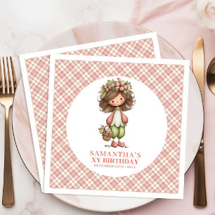 Servilleta De Papel De Cena Servilletas suaves florales hadas lindas para Cump