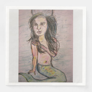 Servilleta De Papel De Cena Sirena de la colmena