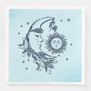Servilleta De Papel De Cena Sol y Luna