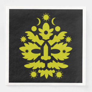 Servilleta De Papel De Cena solsticio de verano feliz verano medio