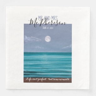 Servilleta De Papel De Cena Sr. y Sra. Moonlit