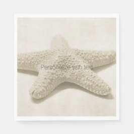 Servilleta De Papel De Cena Starfish Personalizado