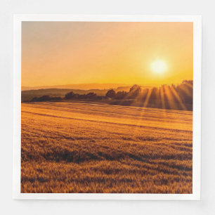Servilleta De Papel De Cena Sunset