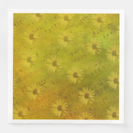 Servilleta De Papel De Cena Sunshine Mixed Media