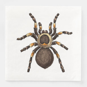 Servilleta De Papel De Cena Tarantula