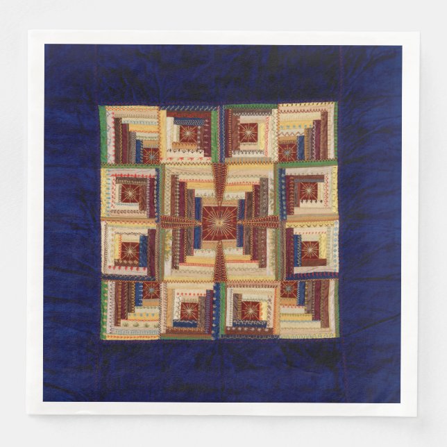 Servilleta De Papel De Cena Tejido de cabina de registro (Anverso)