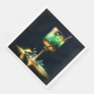 Servilleta De Papel De Cena Tiempo de Fiesta Popular Neon Personalizado