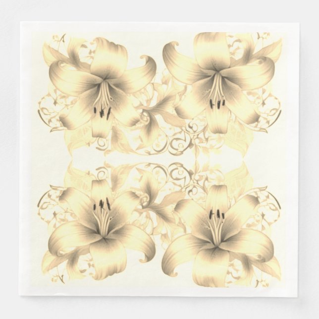 Servilleta De Papel De Cena Toallas de cena (Anverso)