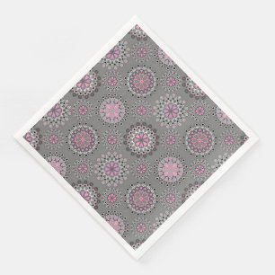 Servilleta De Papel De Cena Toallas modernas de papel floral vintage