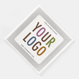 Servilleta De Papel De Cena Toallas para la cena personalizado con logotipo de