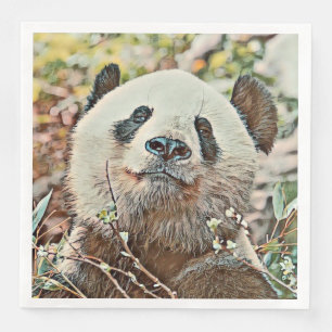 Servilleta De Papel De Cena toony panda