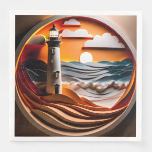 Servilleta De Papel De Cena Un faro impreso en 3D puede ser una bonita adición