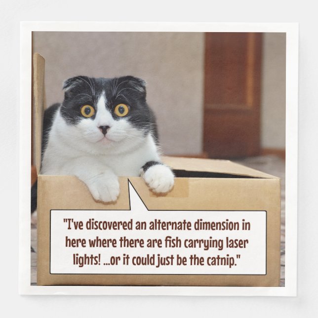 Servilleta De Papel De Cena Una dimensión alternativa (Anverso)