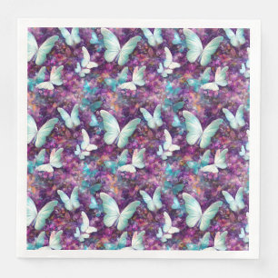 Servilleta De Papel De Cena Una Serie de Mariposas Místicas Diseño 7