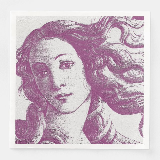 Servilleta De Papel De Cena Venus * Sandro Botticelli (Anverso)