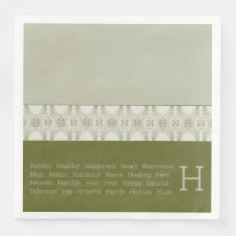 Verde olivo con blanco